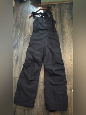 Solstice Men’s Ski Snow Bib Pants Black Size Large Waterproof Snowboarding